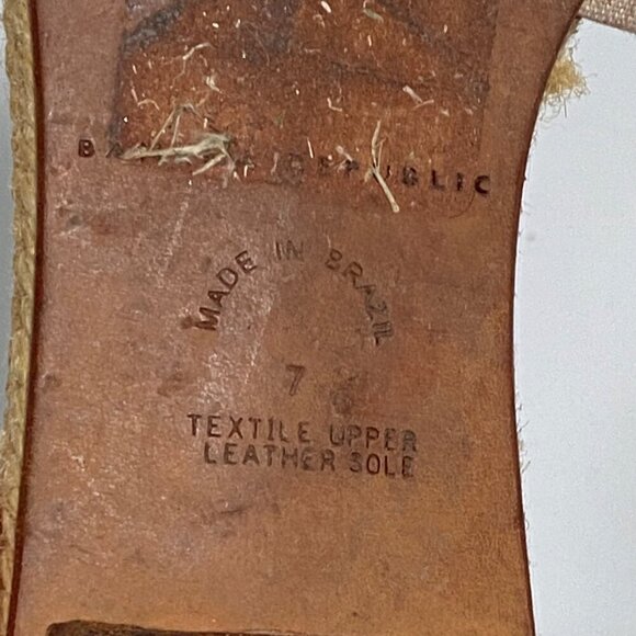 Banana Republic Animal Print Slip On Mules Size 7 - Picture 7 of 7